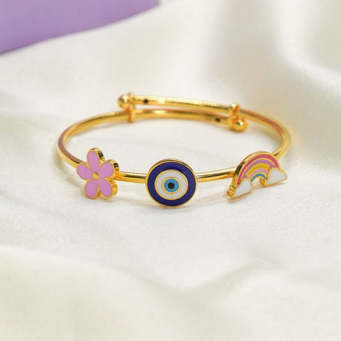 Evil Eye bangle for infants and toddlers