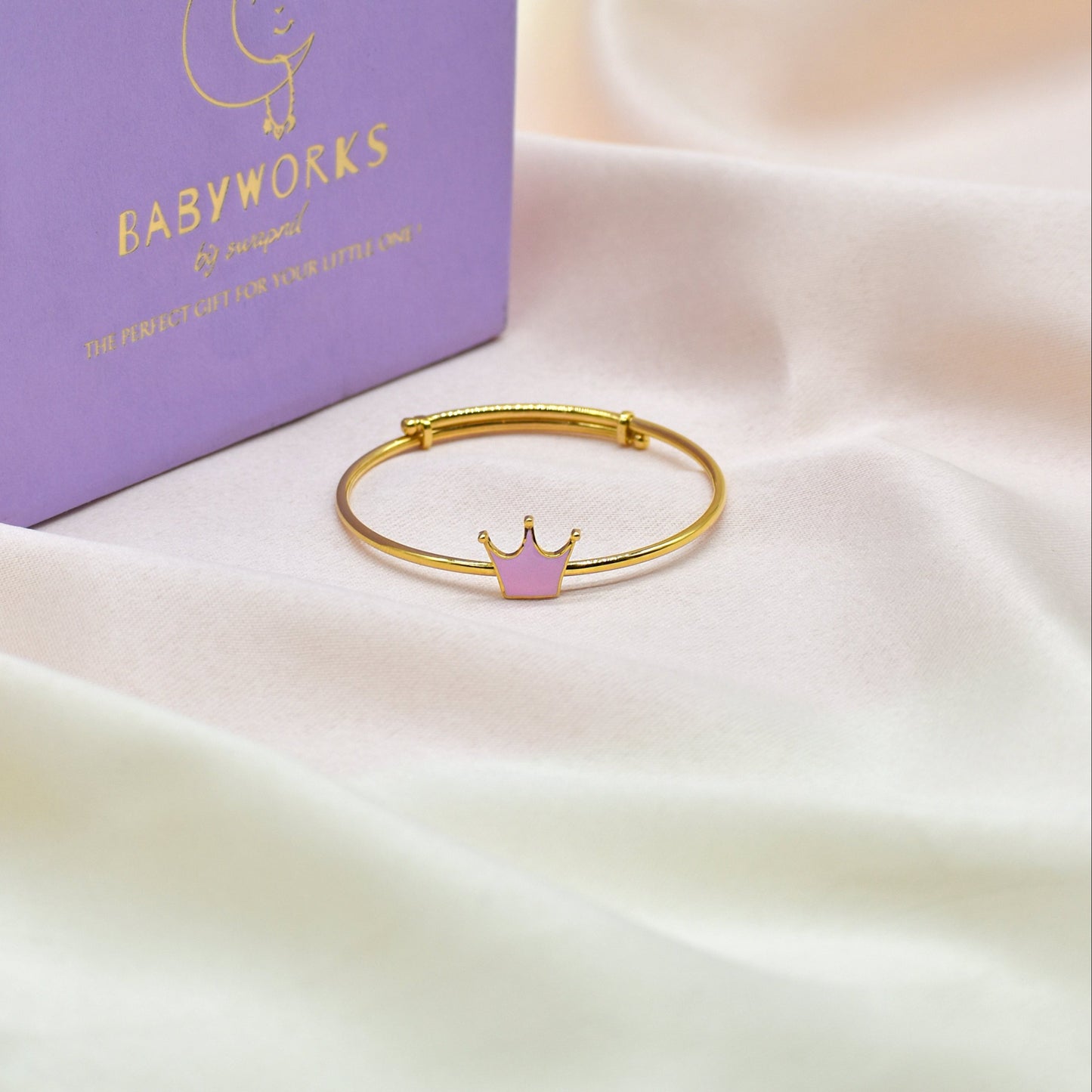 Crown Silver Kada