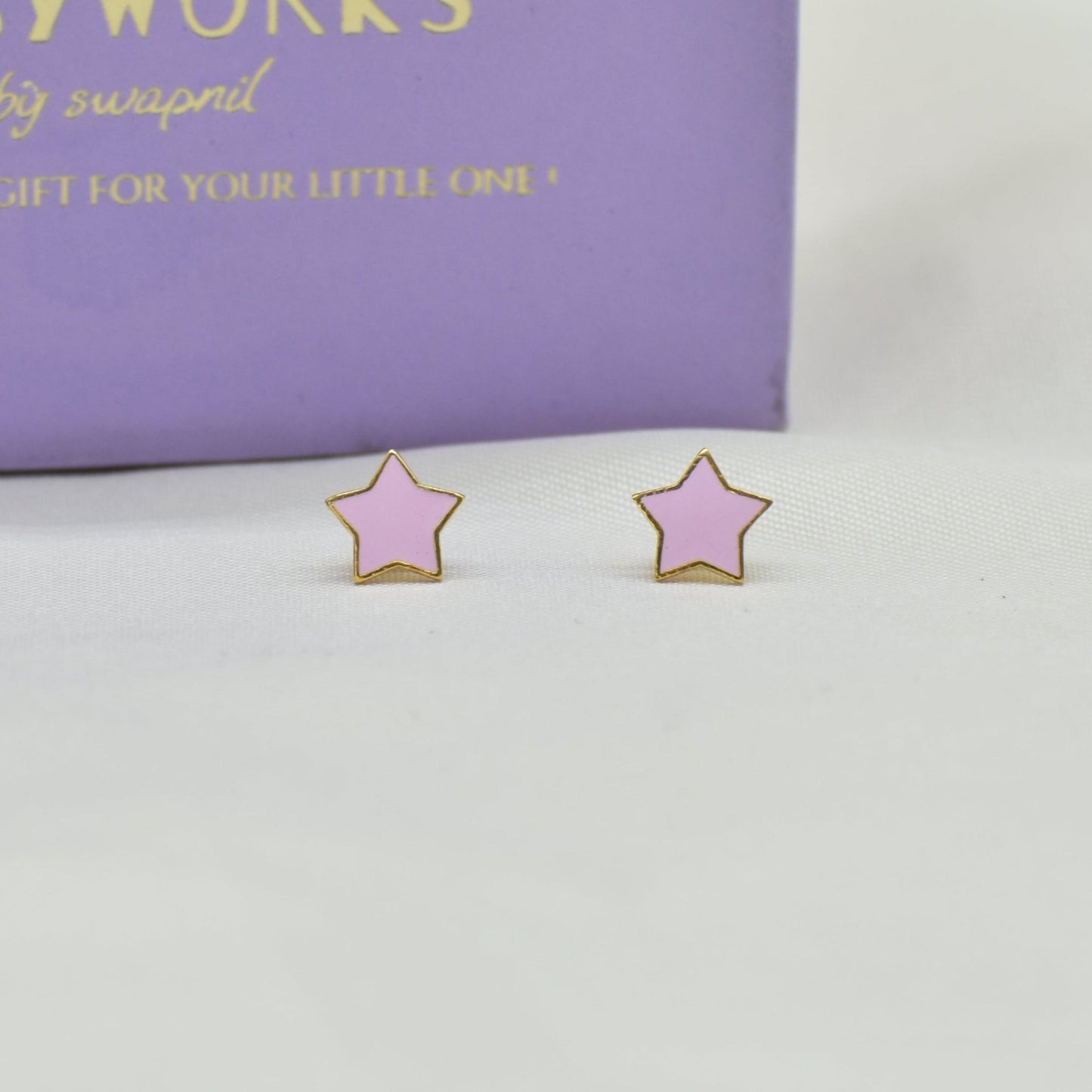 Glistening Star Silver Earrings