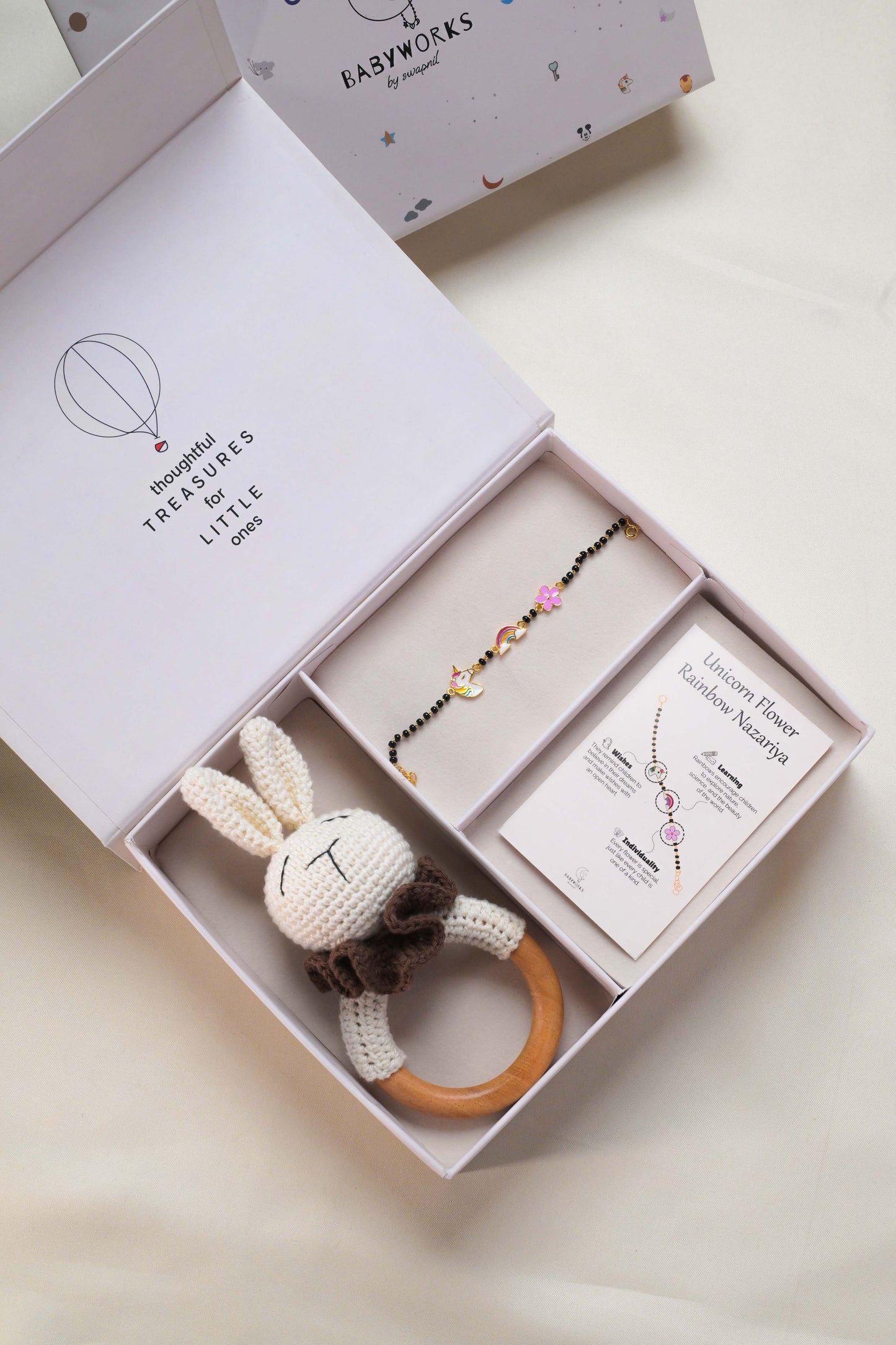 Unicorn Rainbow Flower Nazariya Silver