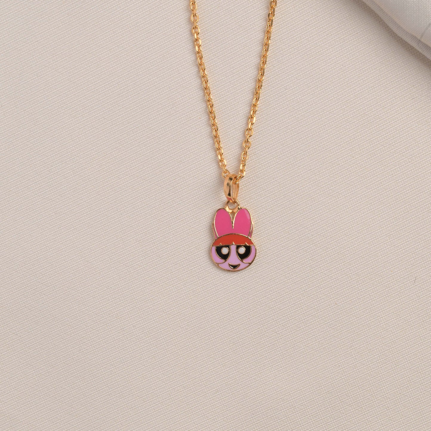 Blossom Pendant With Chain Silver