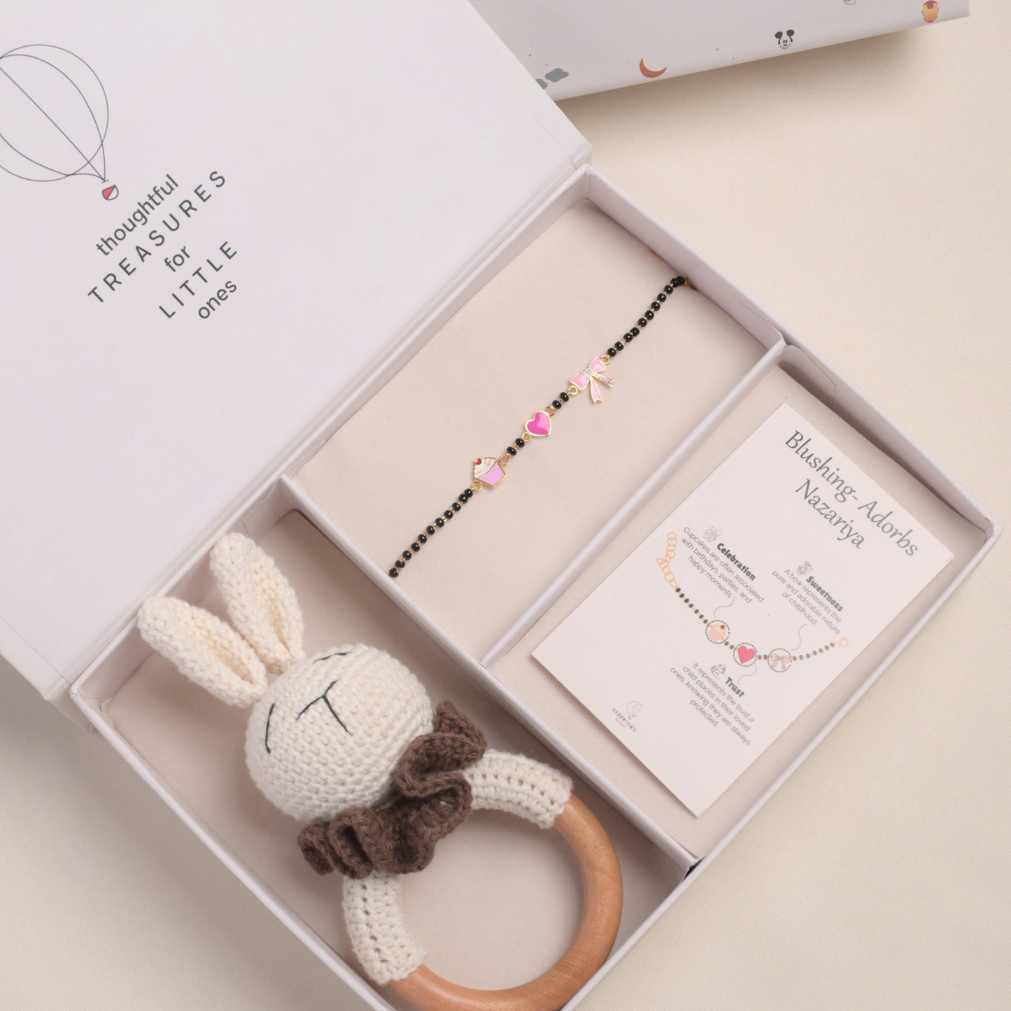 Cupcake Heart Bow Nazariya Silver