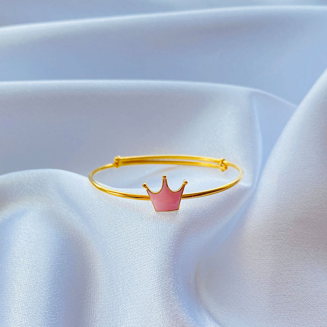 Princess Crown Kada Silver