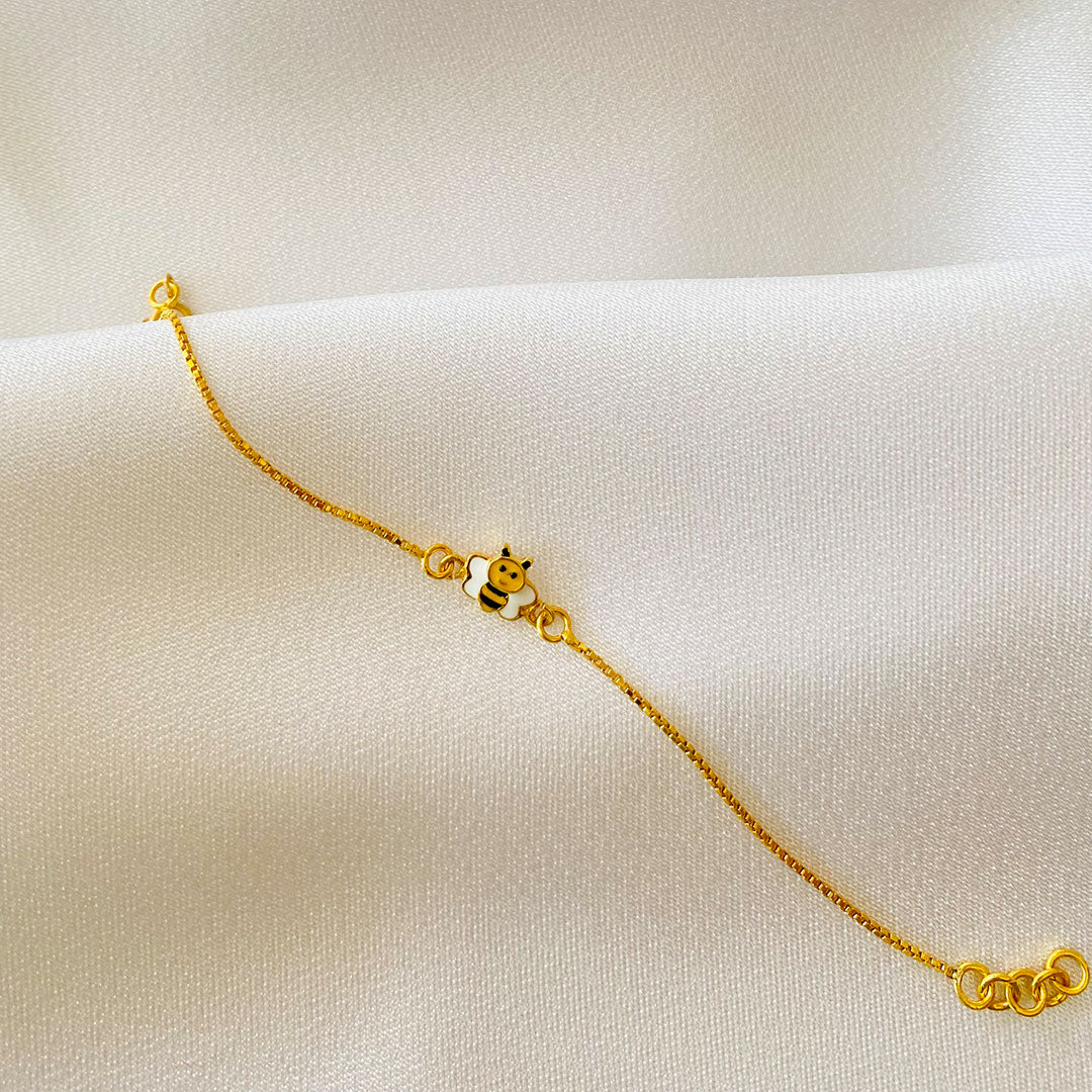 Honey Bee Bracelet Silver