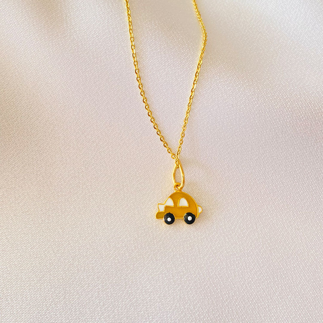 Car Silver Pendant With Chain Baby Shower Gift For Baby Boy