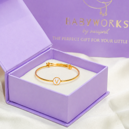 Personalized Initial Silver Kada