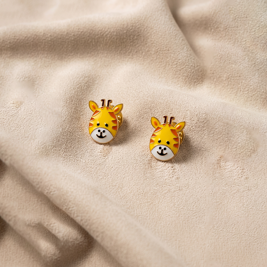 Giraffe Kurta Buttons / Cufflinks Silver Set