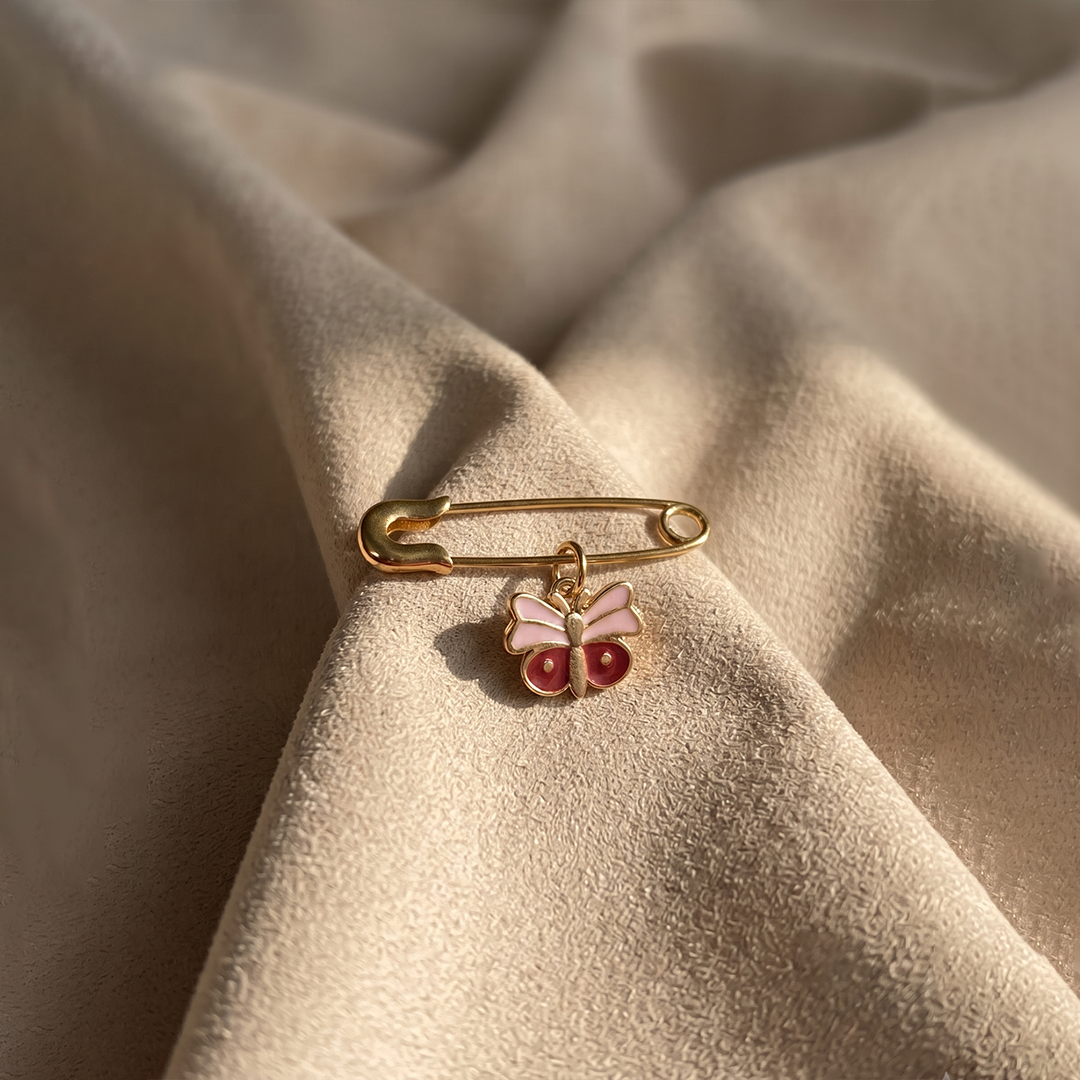 Butterfly Silver Lapel Pin