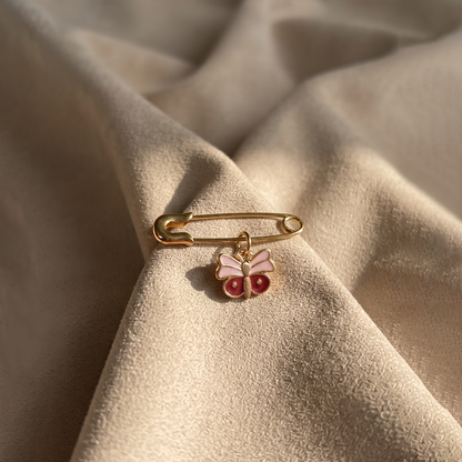 Butterfly Silver Lapel Pin