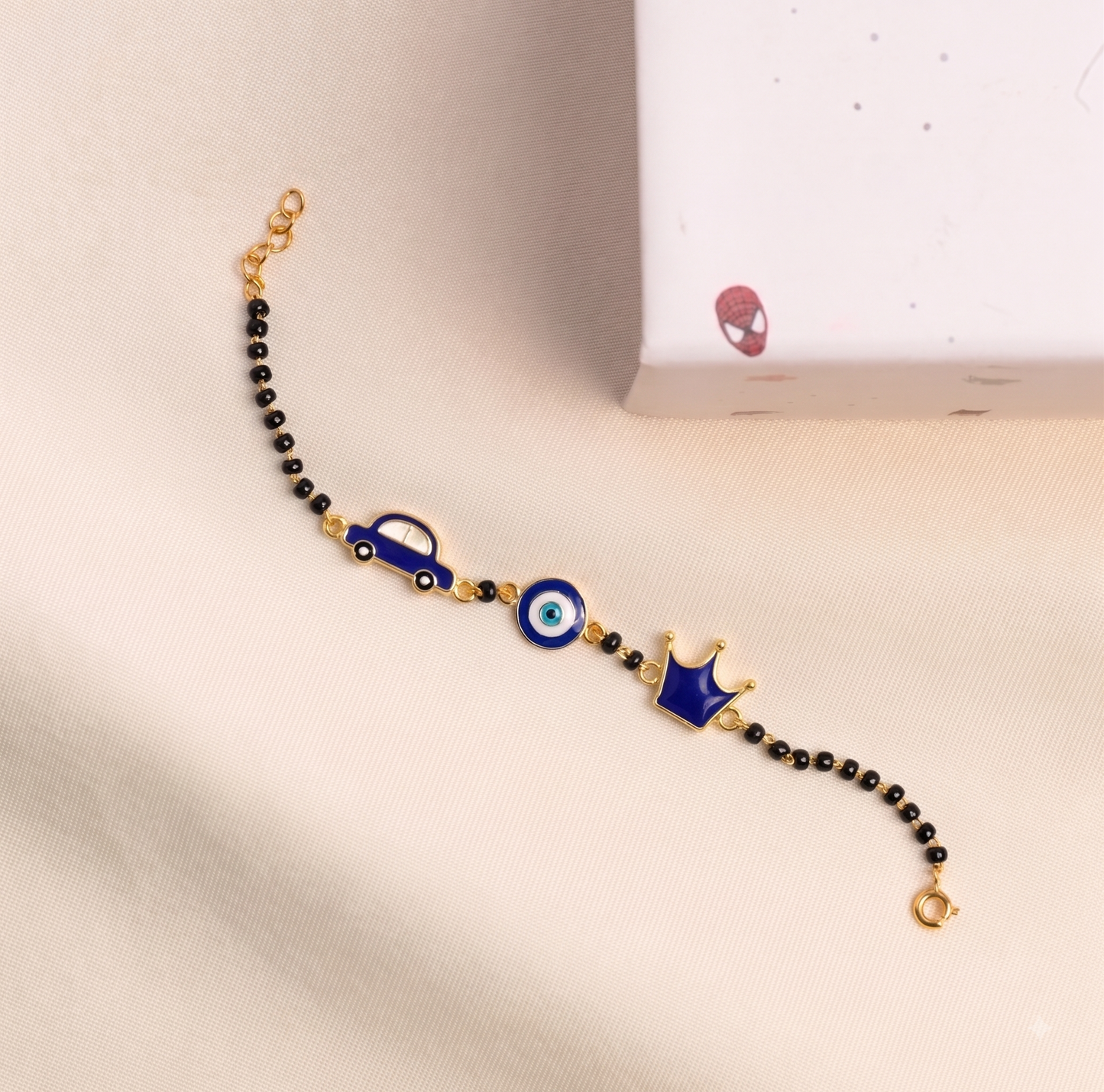 Car Evil Eye Crown Silver Nazariya