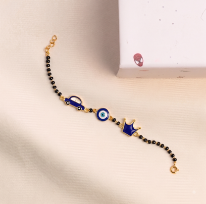 Car Evil Eye Crown Silver Nazariya
