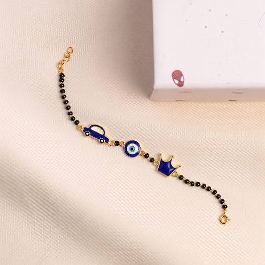 Car Evil Eye Crown Silver Nazariya