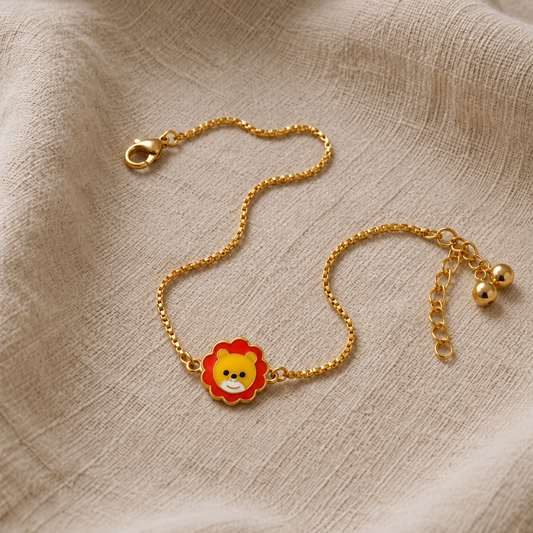 Lion Silver Anklet