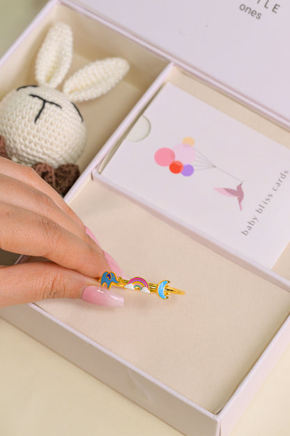 Elephant Rainbow Moon Gold Kada