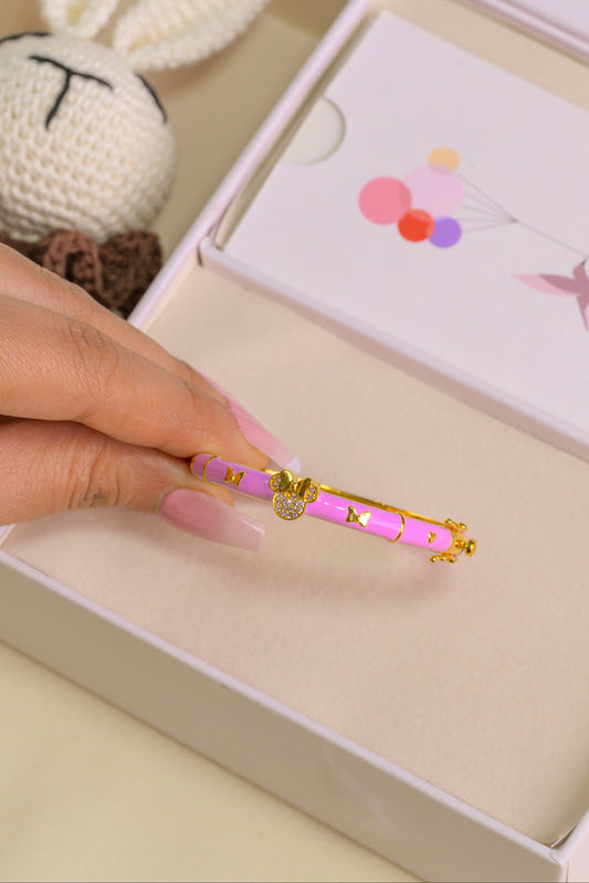 Mickey Diamond Cartier Silver Kada