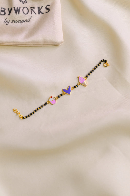 Cupcake Heart Ice Cream Silver Nazariya