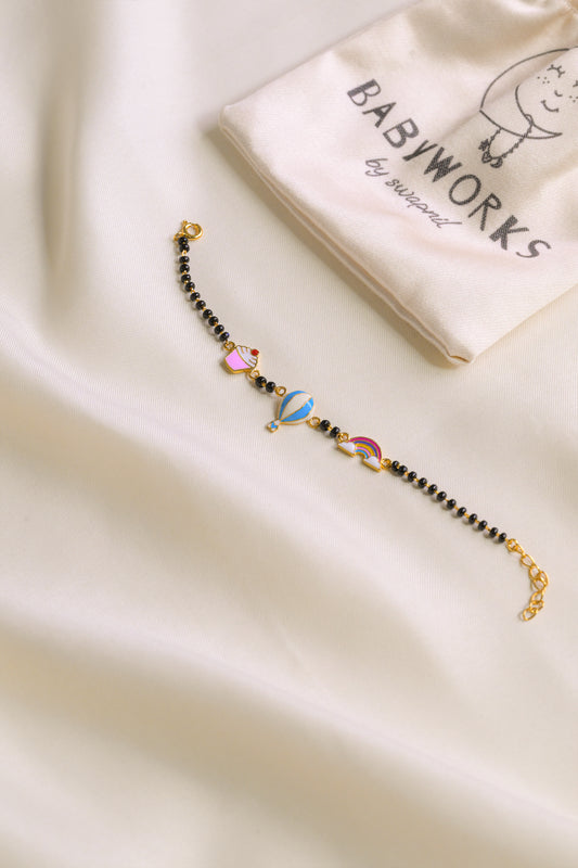 Cupcake Balloon Rainbow Silver Nazariya