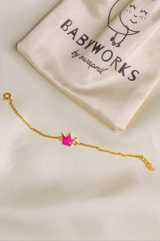 Crown Silver Bracelet