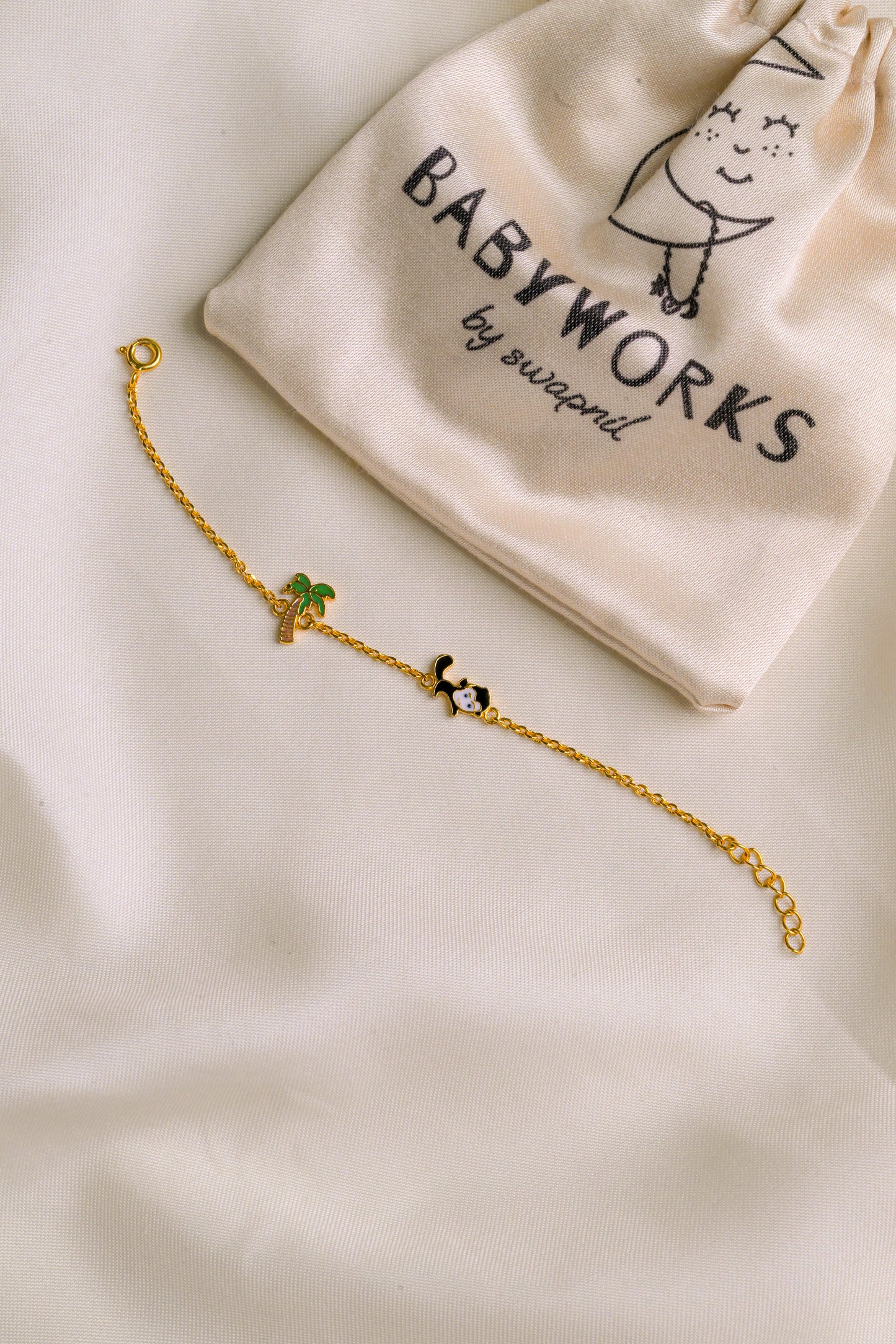 Monkey Silver Bracelet