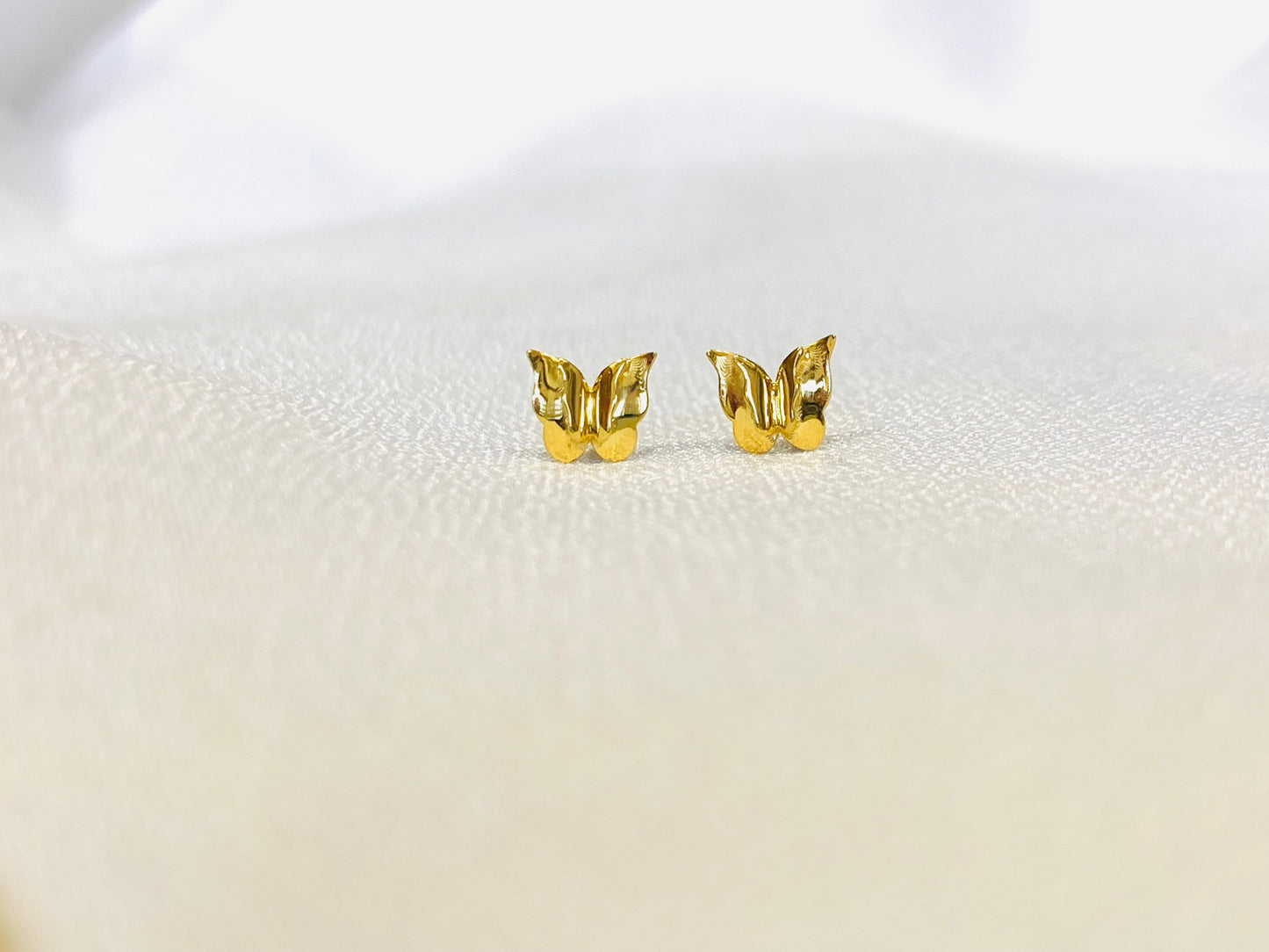 The Classic Butterfly Silver Earrings