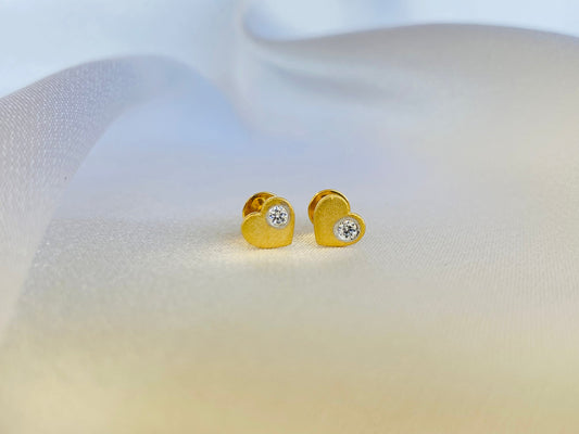 Magnificent Heart Earrings Silver