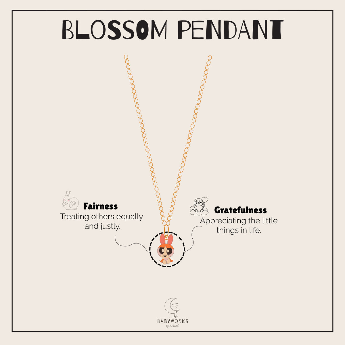 Blossom Pendant With Chain Silver feature image