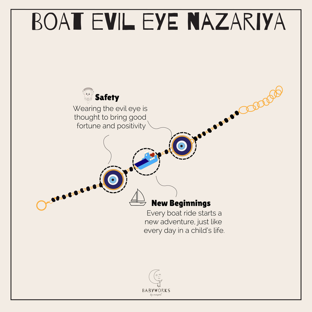 Boat Evil Eye Silver Nazariya feature image
