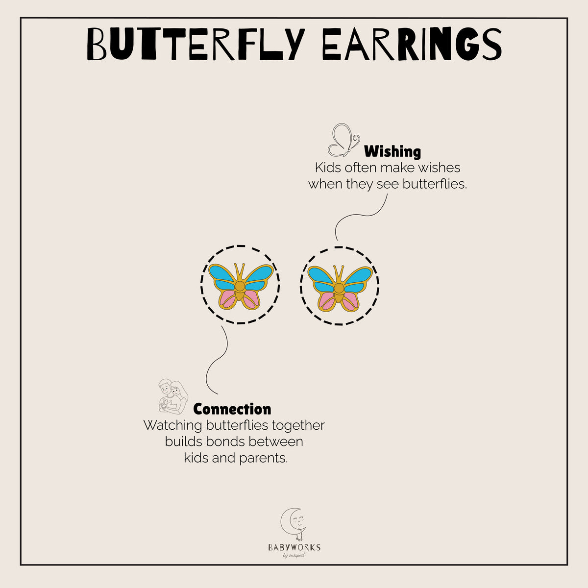 Butterfly  Earrings Silver feature image
