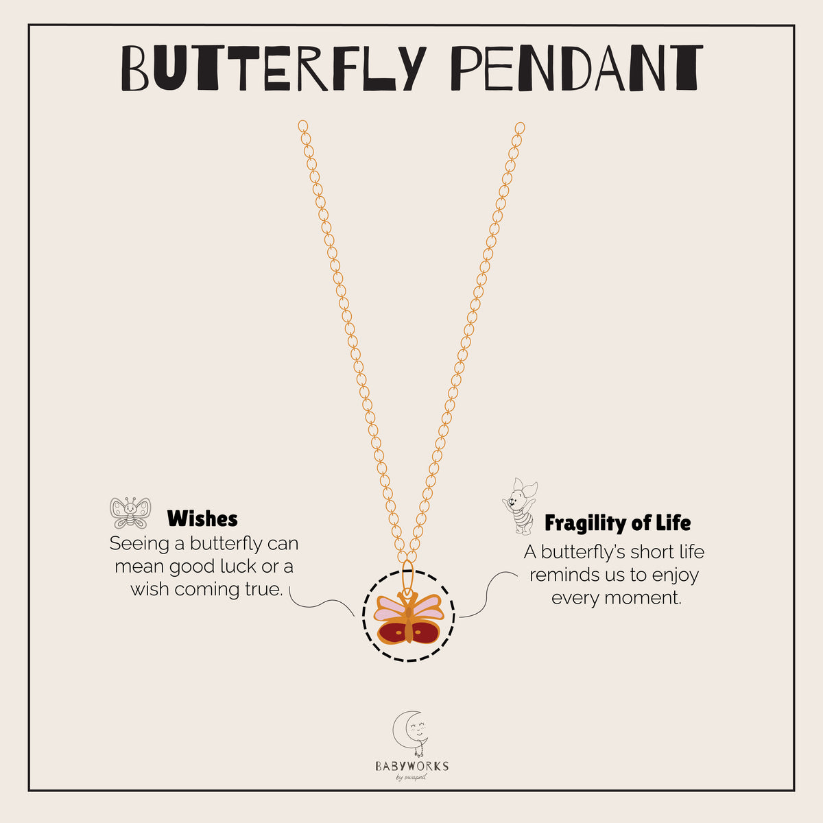 Butterfly Gold Pendant feature image