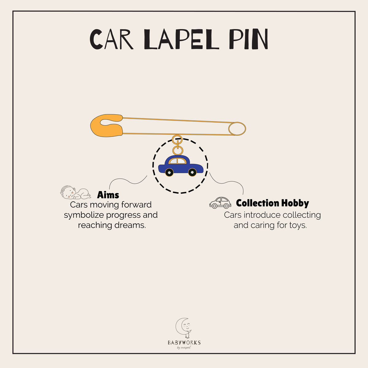 Car Silver Lapel Pin feature image