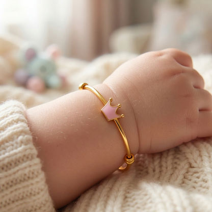 Princess Crown Silver Kada