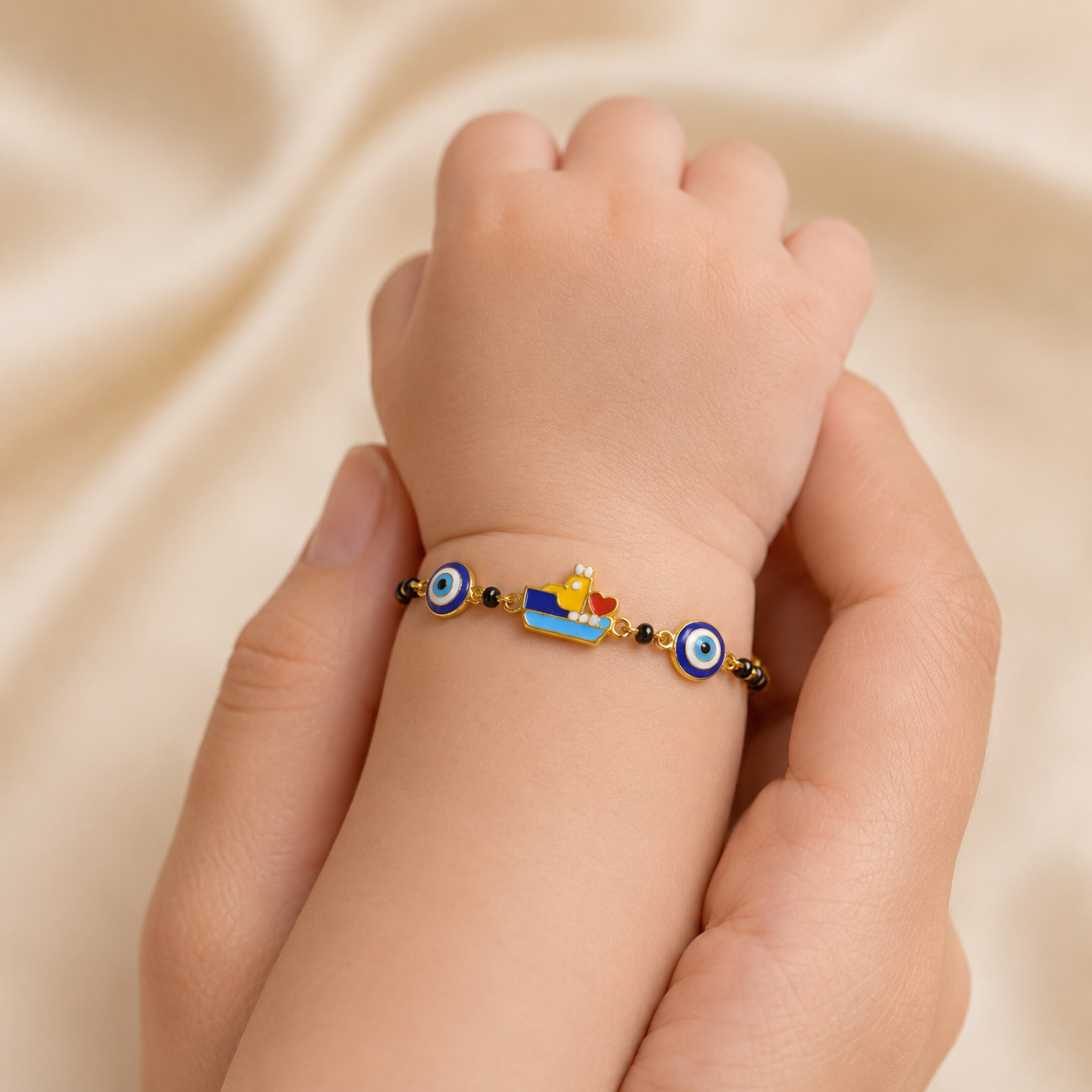 Boat Evil Eye Silver Nazariya