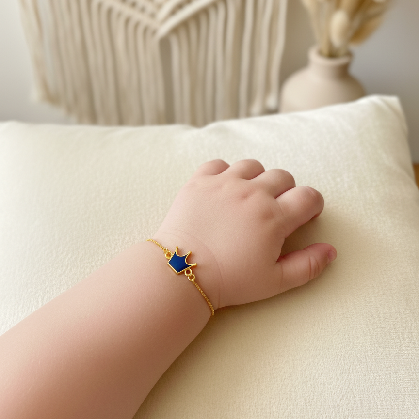 Crown Silver Bracelet