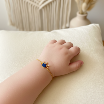 Crown Silver Bracelet
