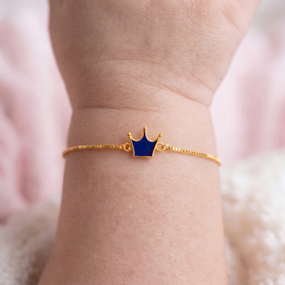 Crown Silver Bracelet