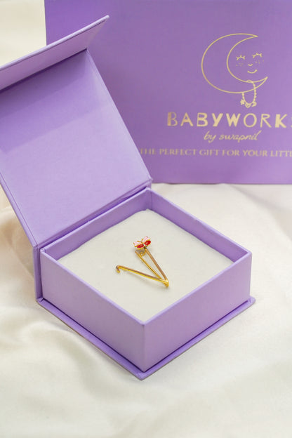 Little champ Silver Brooch