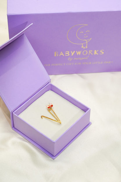 Little champ Silver Brooch