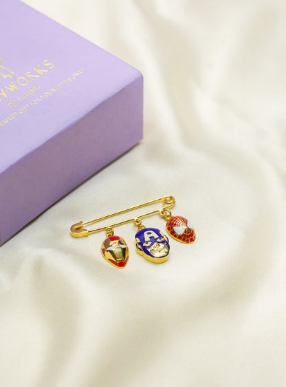The Marvel Lapel Silver Pin