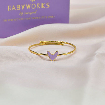 Heart Kada Silver