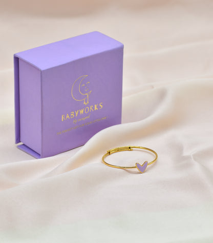 Heart Kada Silver