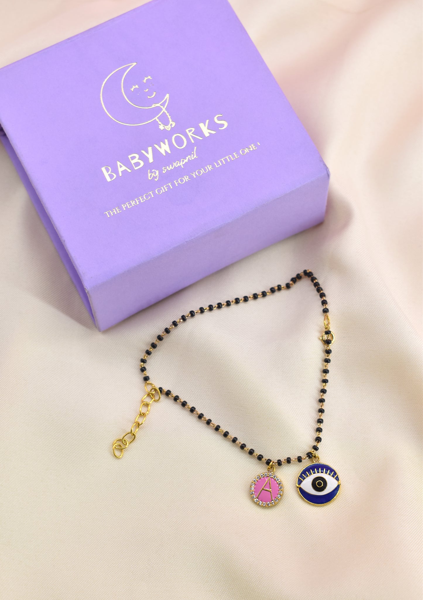 Personalized Letter Evil Eye Gold Nazariya