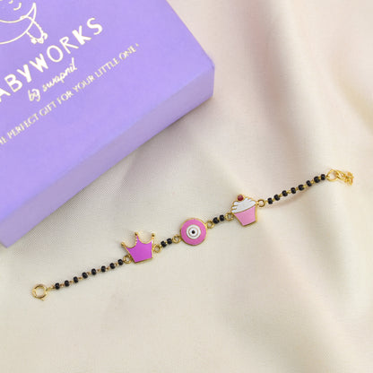 Crown Evil Eye Cupcake Nazariya Silver