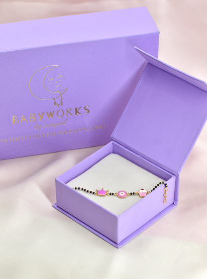 Crown Evil Eye Cupcake Gold Nazariya