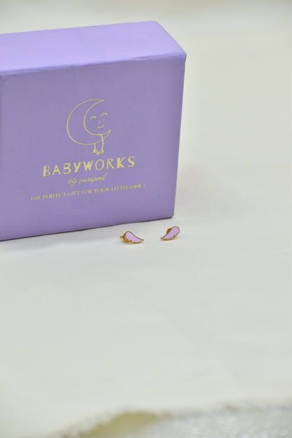 Wings Earrings Silver