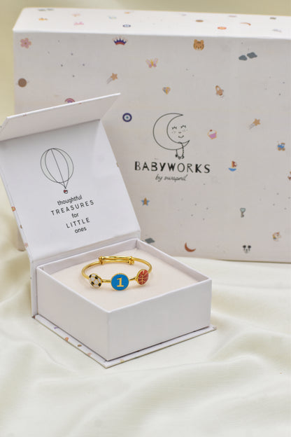 Boy Trophy Silver Kada