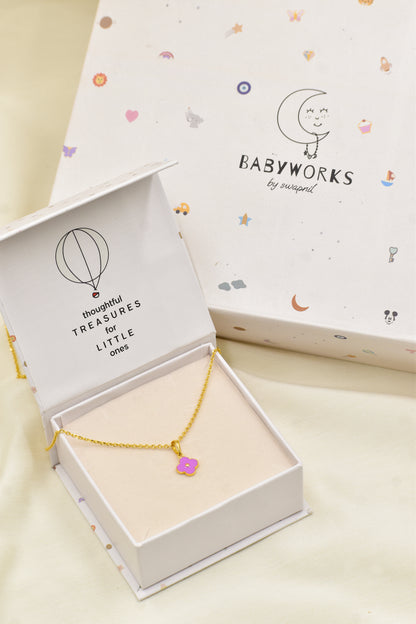 Clover Silver Pendant With Chain