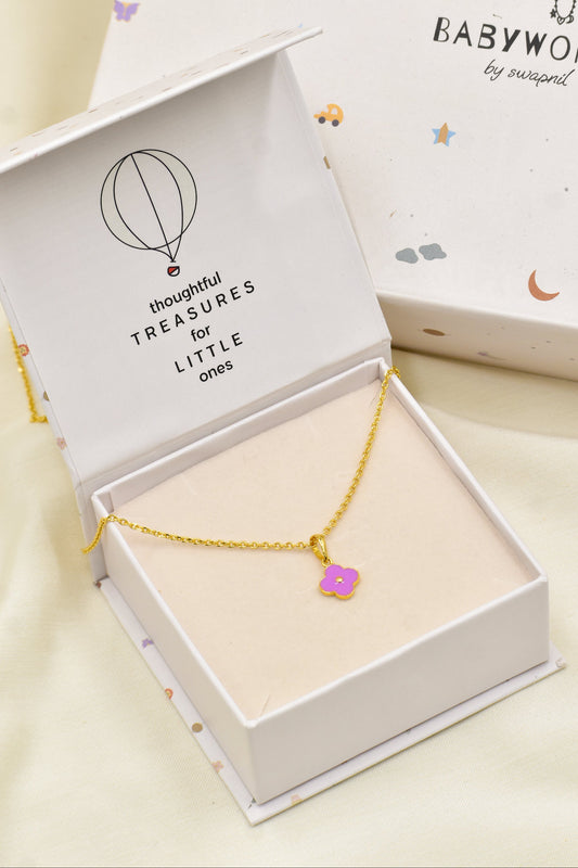 Clover Silver Pendant With Chain