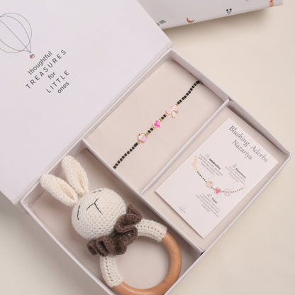 Cupcake Heart Bow Nazariya Silver