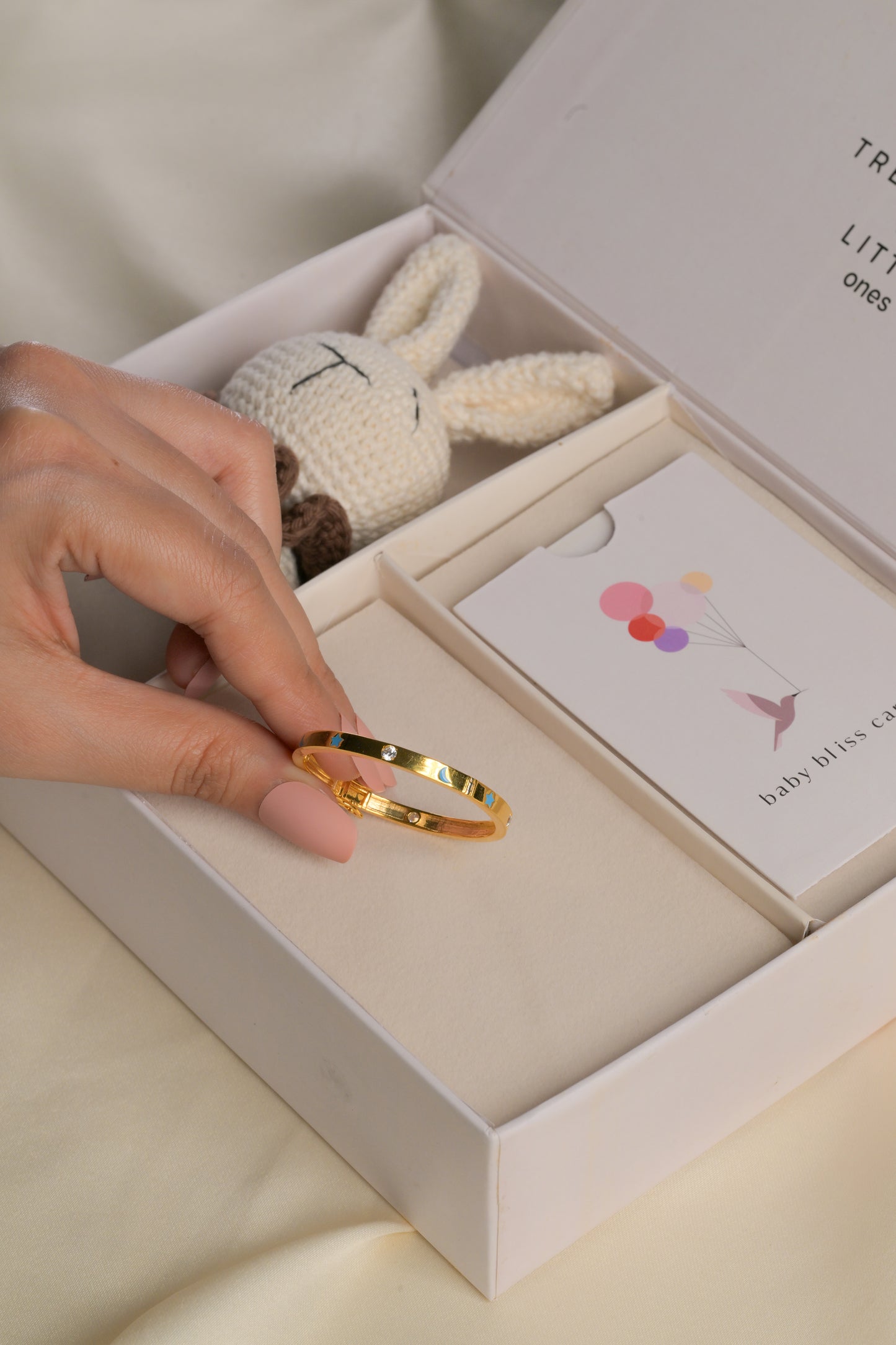 Sparkle & love Kada Silver