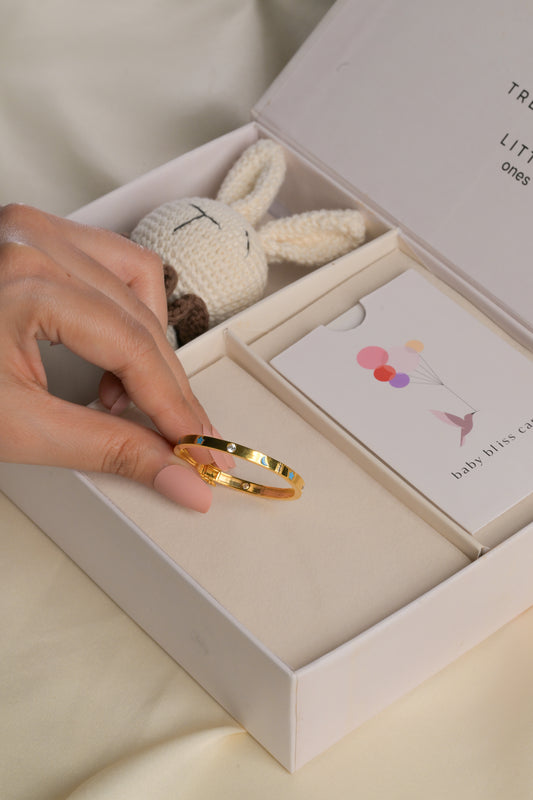 Sparkle & love Kada Silver